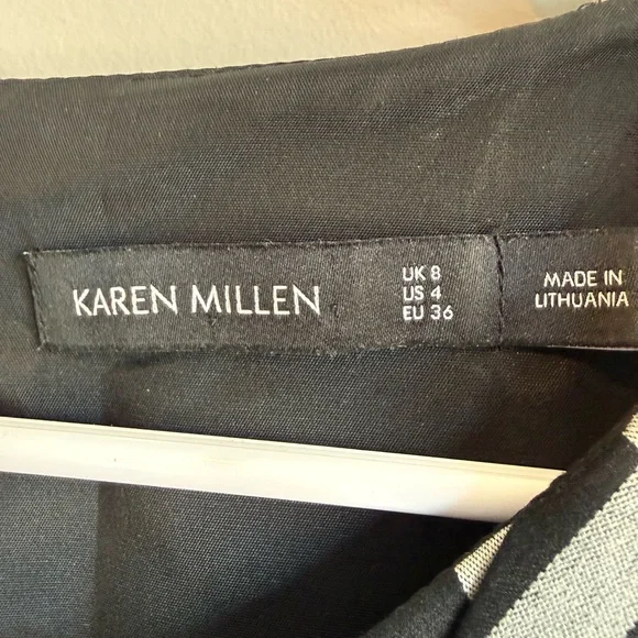 Karen Millen Windowpane Check Dress - Picture 5 of 12
